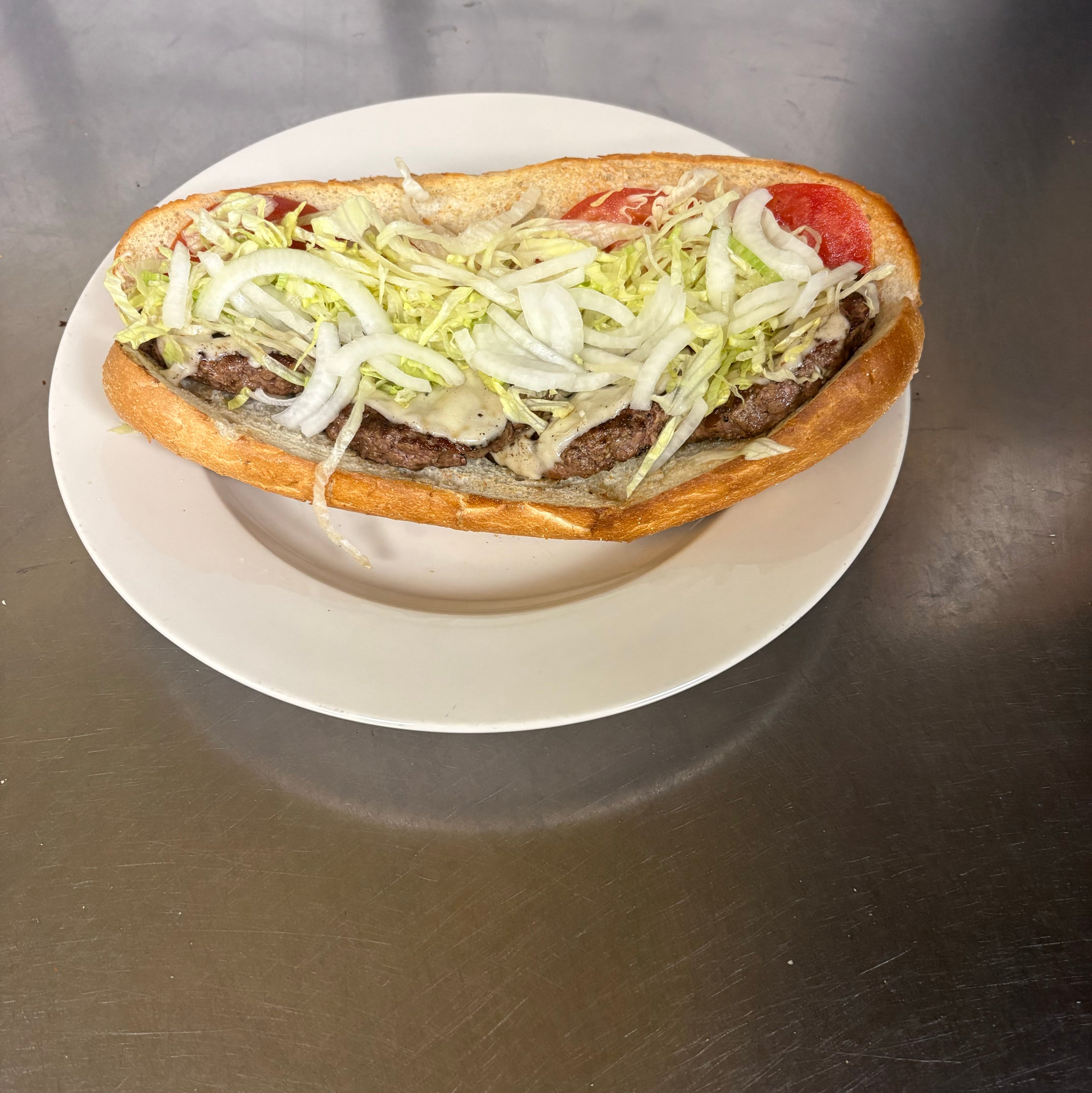 Cheeseburger Sub (Large).