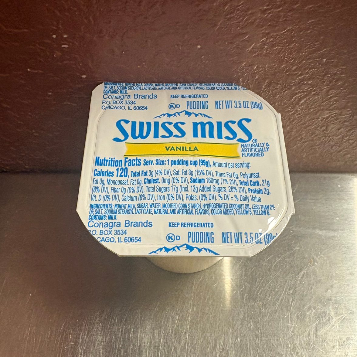 Vanilla Pudding.