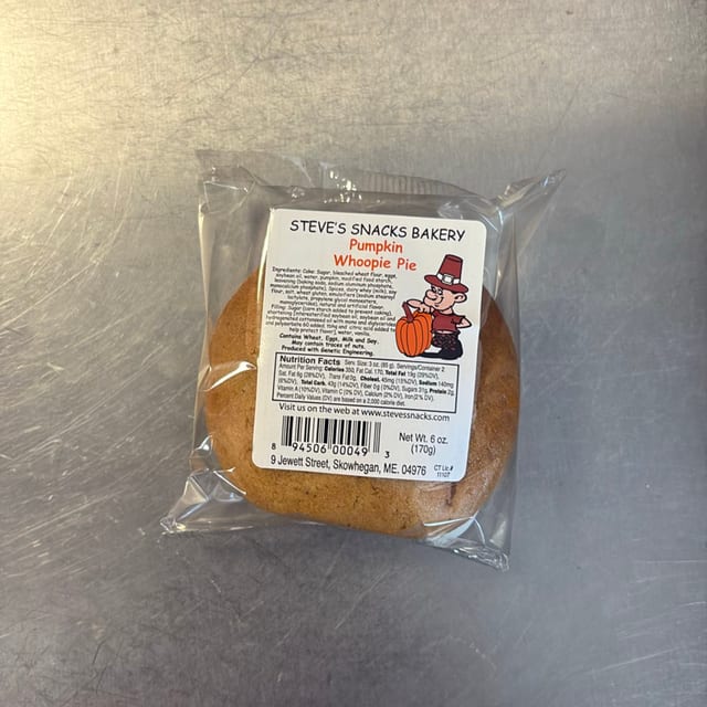 Steve’s Pumpkin Whoopie Pie.