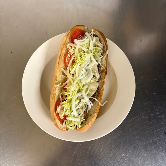 Cheeseburger Sub (Small).