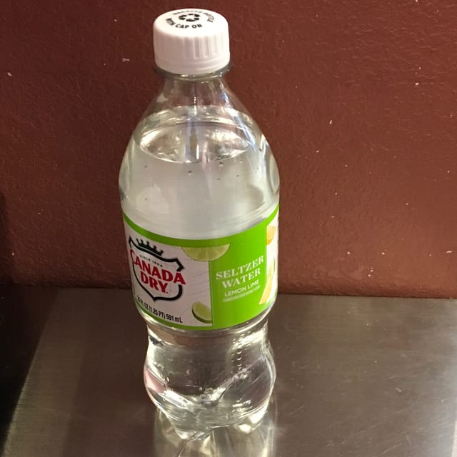 Canada Dry Seltzer Water Lemon Lime.