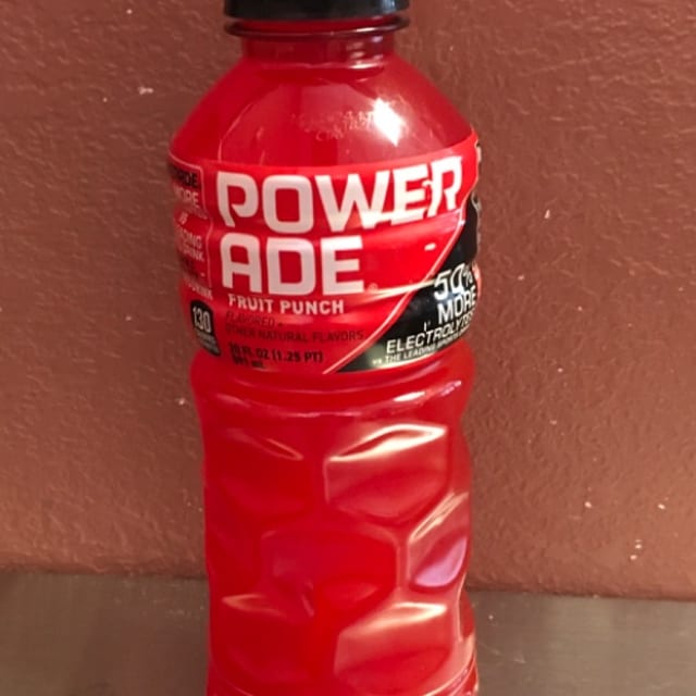 Fruit punch Power Ade (20oz).