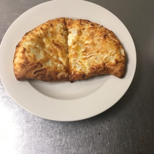 Hot Veggie Calzone.